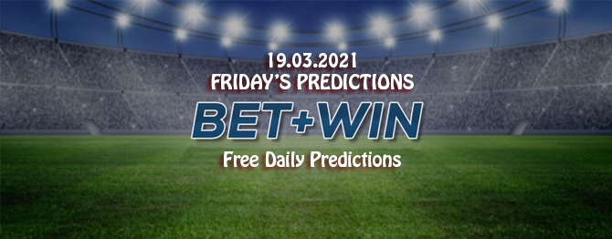 Free daily predictions 19 03 2021