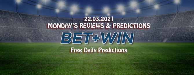 Free daily predictions 22 03 2021