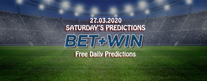 Free daily predictions 27 03 2021