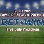 Free daily predictions 28 03 2021