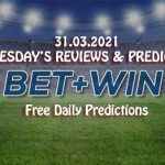 Free daily predictions 31 03 2021